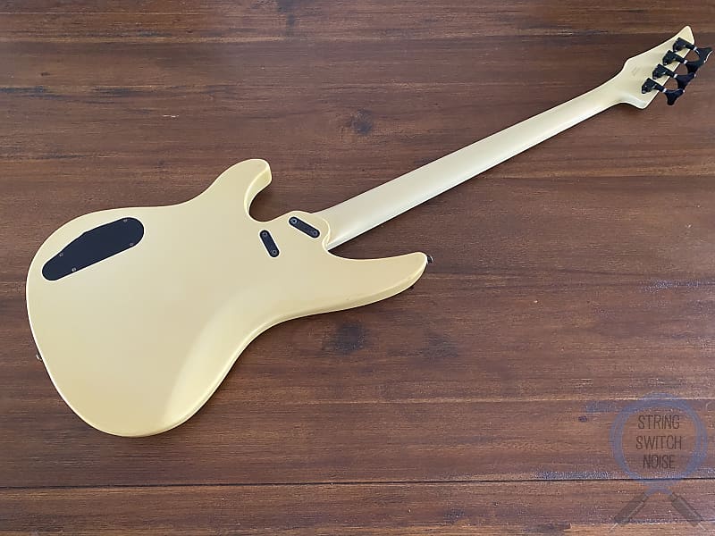 Yamaha Bass, RBX 5500, Pearl White/Gold, MIJ, 1986-1989 | Reverb