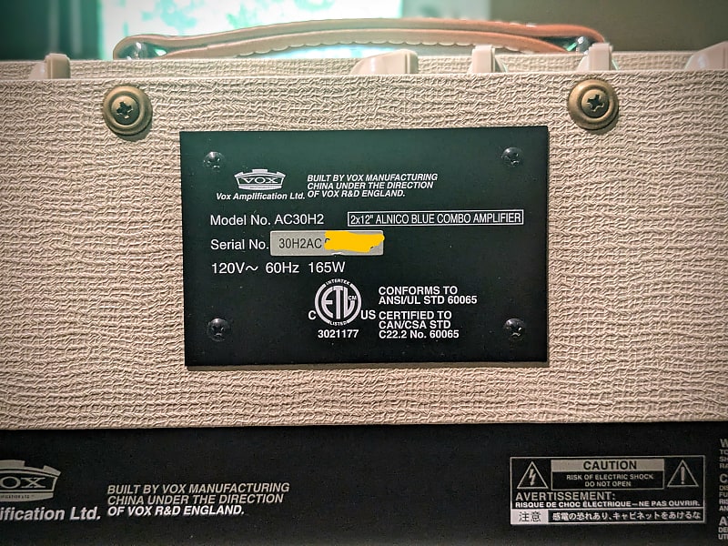 VOX AC30H2 50周年 Heritage Collection 貴重 - アンプ