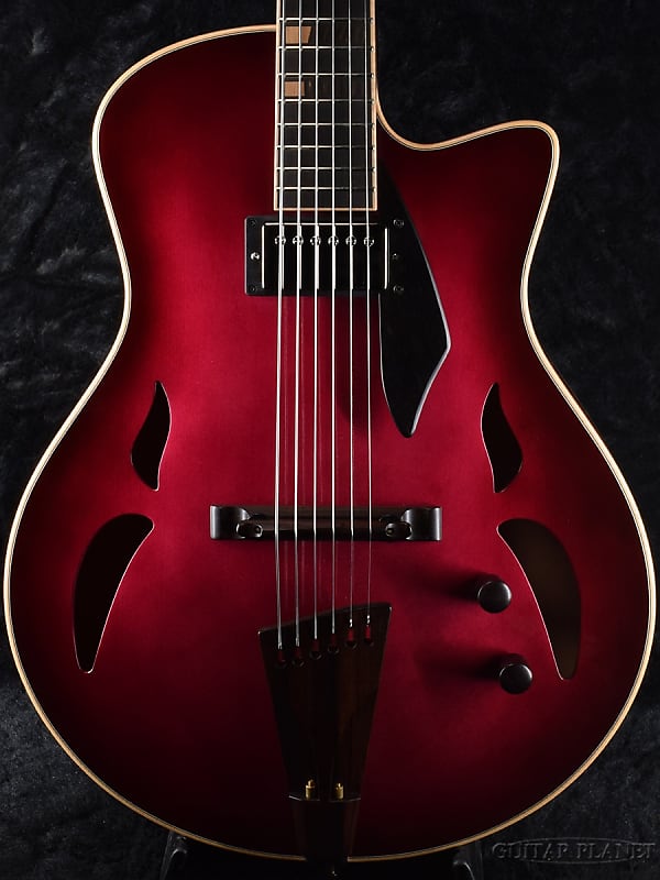 ギター YAMAOKA GUITARS strings art GEOMETRY R-1 商品紹介@Guitar Planet】Yamaoka Archtop Guitars StringsArt