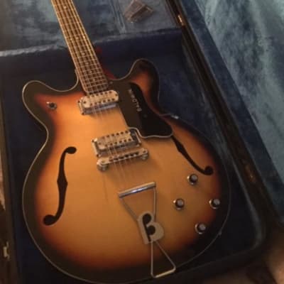 1960's Baldwin Vintage 712 12-String Electric Guitar sunburst+Baldwin Hard Case.Made In England image 7