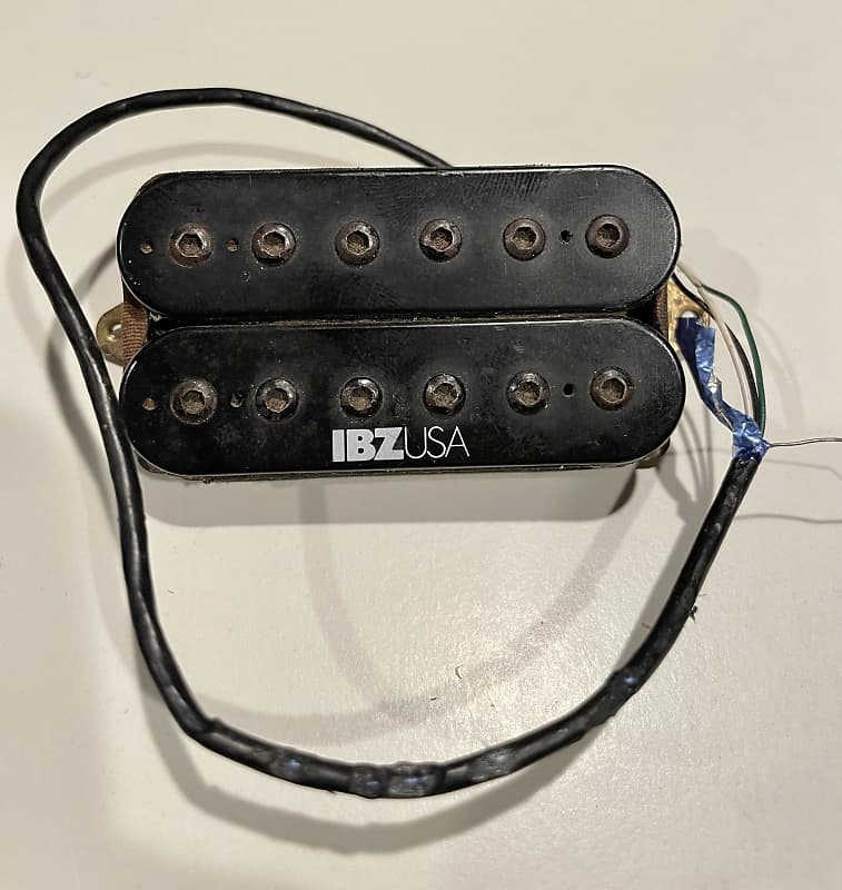 素晴らしい USA IBZ DiMarzio Ibanez mid-80's Reverb | Humbucker Black - ギター