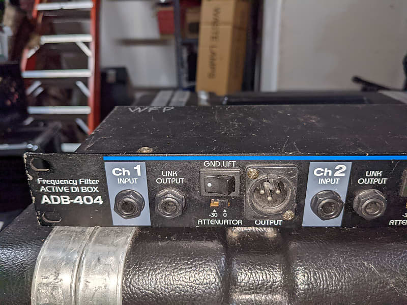 EWI ADB404 Four Channel Rack Mount Active Direct Input Box Reverb