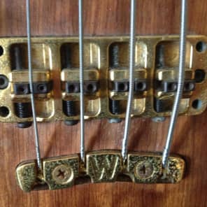 Warwick Streamer Left Handed Fretless Bass made in German 1980's Wood Natural Finish image 6