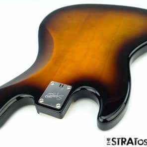 2017 Fender Squier Affinity Jazz Bass BODY + HARDWARE Guitar Brown Sunburst image 4