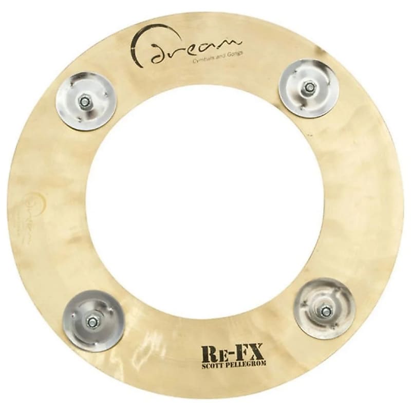 Dream Cymbals 14" FX Series Scott Pellegrom Crop Circle Cymbal with Jingles image 1