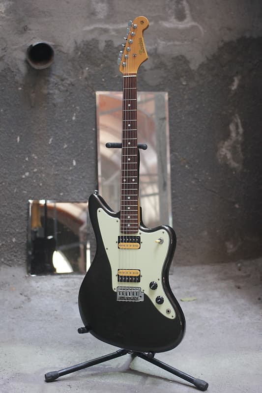 Bacchus Jazzmaster BJ series; JJM-66; 2000's, Metallic Black w