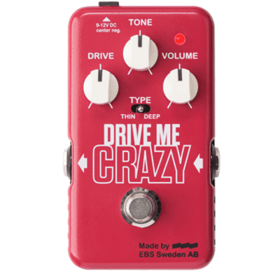 【生産完了品】EBS Drive Me Crazy ギターエフェクター EBS Drive Me Crazy | Reverb