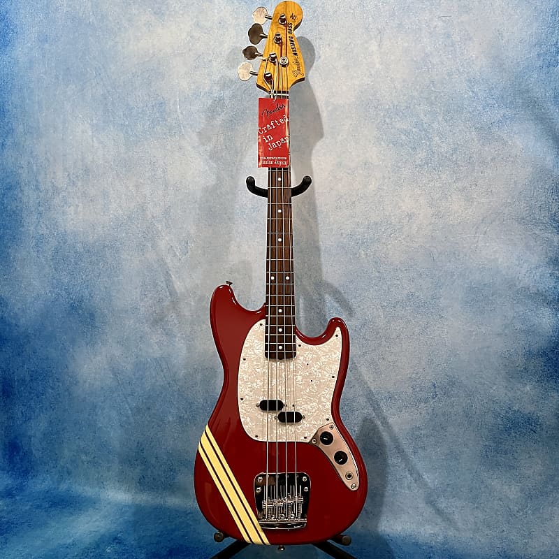 Fender Japan MB98-75SD Competition Mustang Bass 2002 Torino Red