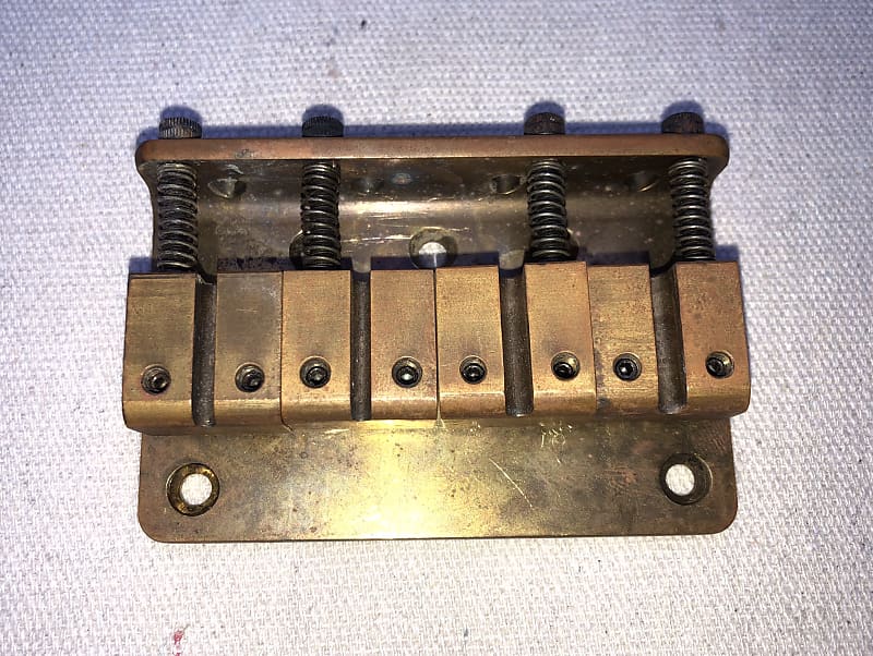 Kahler Vintage Brass Bass Bridge 70’s | Reverb