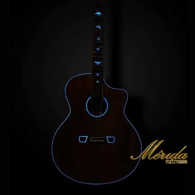 Luminous! Merida Extrema E1CS Solid Sikta Spruce & Rosewood Acoustic Electronic Guitar image 4