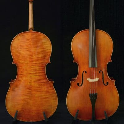 Outstanding 7/8 Cello Master's Own Work 200-year old Spruce No.W007 image 1