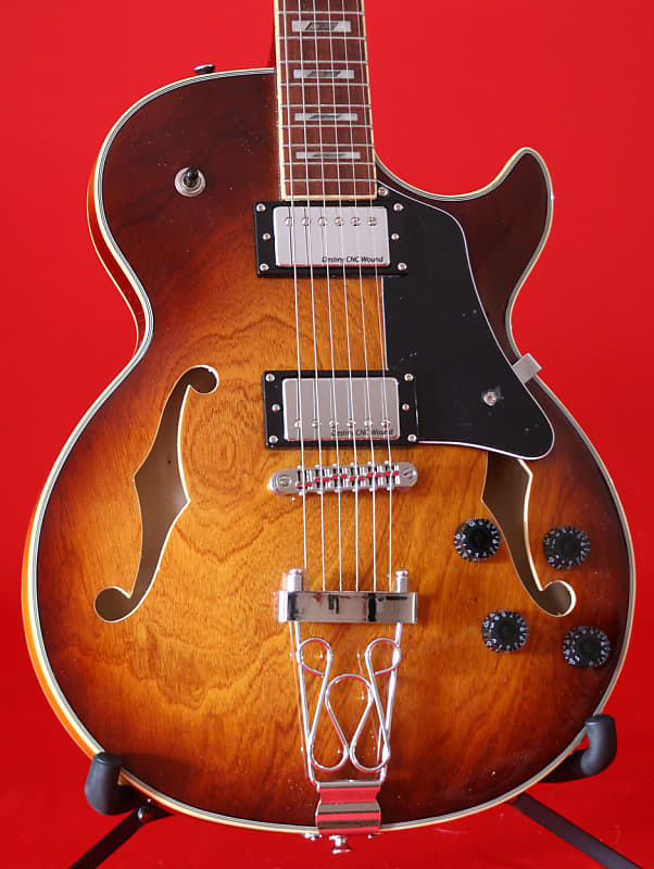 IYV IJZ-300 TSB Semi Hollow Body Acoustic Electric Guitar