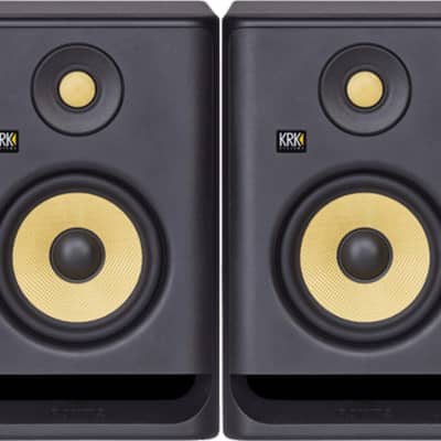 New KRK ROKIT 8 Generation 4 Powered Studio Monitor Speaker (PAIR) | Bundle - Black image 2