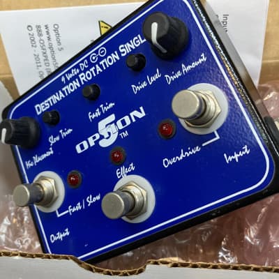 Reverb.com listing, price, conditions, and images for option-5-destination-rotation