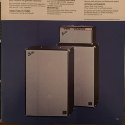 ORIGINAL Vintage 1970 Fender Fine Electric Instruments Catalog 96 pages - RARE FIND! image 16