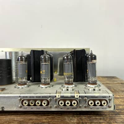 Fisher X-100-3 Integrated Tube Amplifier Early 1960's - Gold image 9