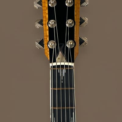 Jesselli Guitars Modernaire Circa 1989-1990 Natural Walnut & Ebony. Owned by Alan Rogan touring tech for Keith Richards. (Authorized Jesselli Dealer) image 17