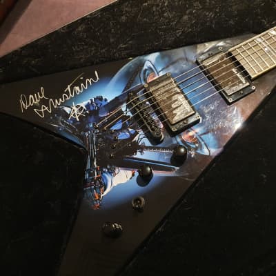 Dave Mustaine's Personally Owned #1 Megadeth Signed Tour Dean USA Custom Shop VMNT Flying King V kv1 image 6