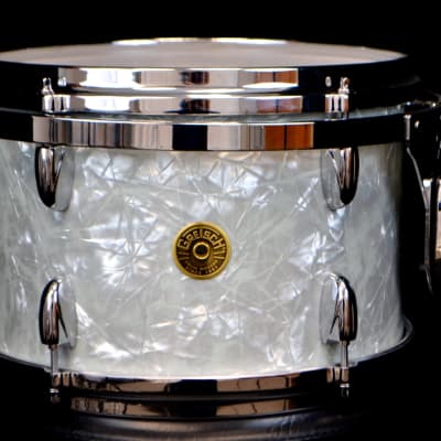 Gretsch 20/12/13/4.5x14" Birdland Drum Set - White Marine Pearl image 11