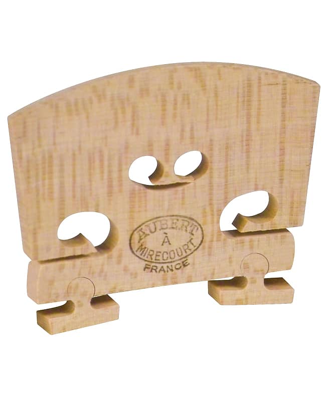 Aubert VB7X Select Figured SelfAdjusting Violin Bridge, 4/4 Reverb