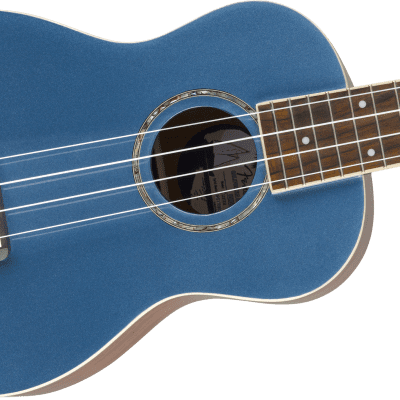 Fender Zuma Classic Concert Ukulele - Lake Placid Blue image 1
