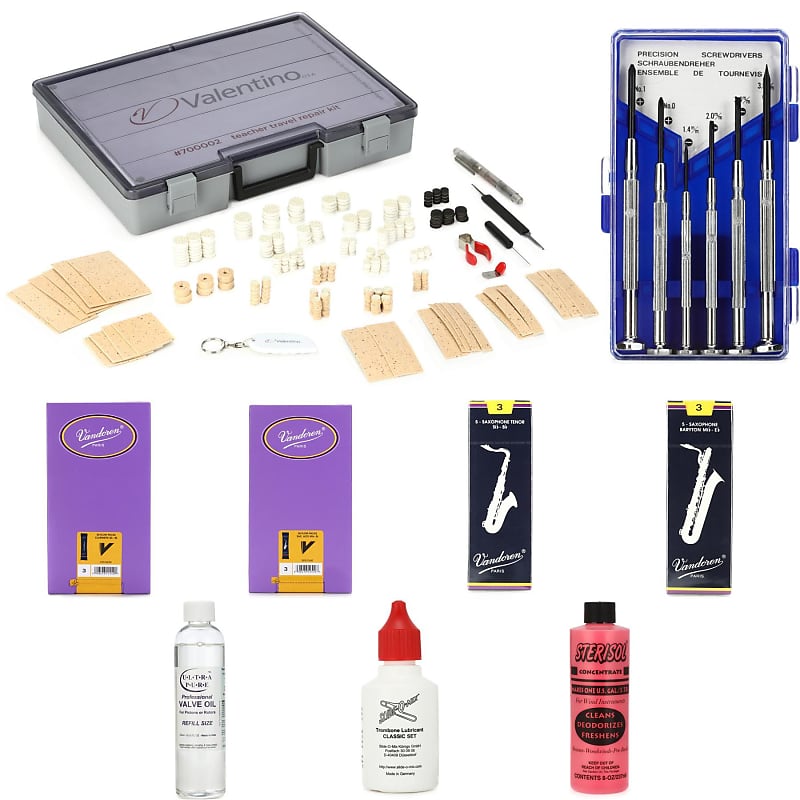 Valentino Standard Repair Kit for Brass and Woodwind Instruments
