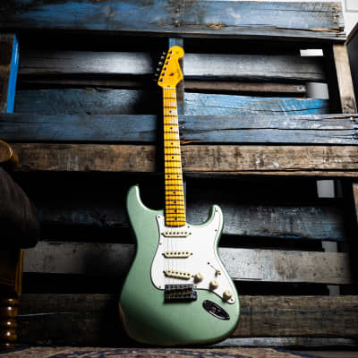 Fender Custom Shop Limited Edition Tomatillo Stratocaster® Special - Relic®, Super Faded Aged Sage Green Metallic image 1