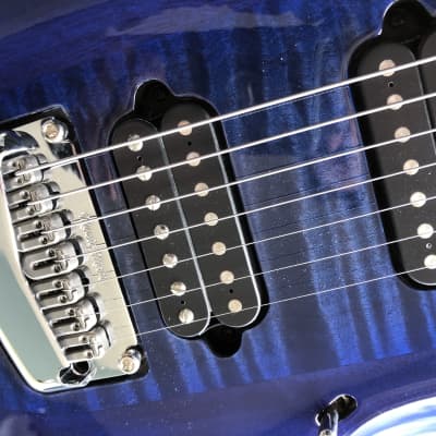Ernie Ball Music Man John Petrucci Signature Monarchy Series Majesty 7 2018 - Imperial Blue image 8