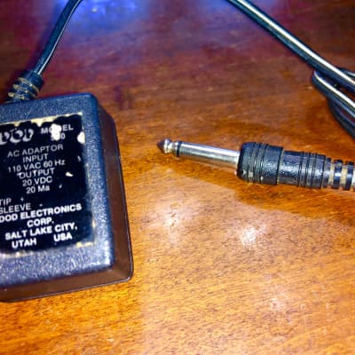 Dod 18v power adaptor performer series 1980-84 Black adapter vintage old relic image 3