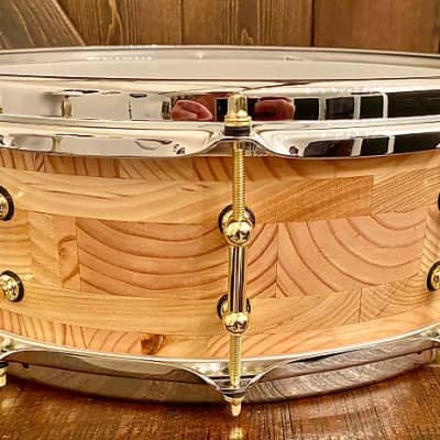 DrumPickers 14x5” Heirloom Classic Snare Drum in Natural Gloss image 4
