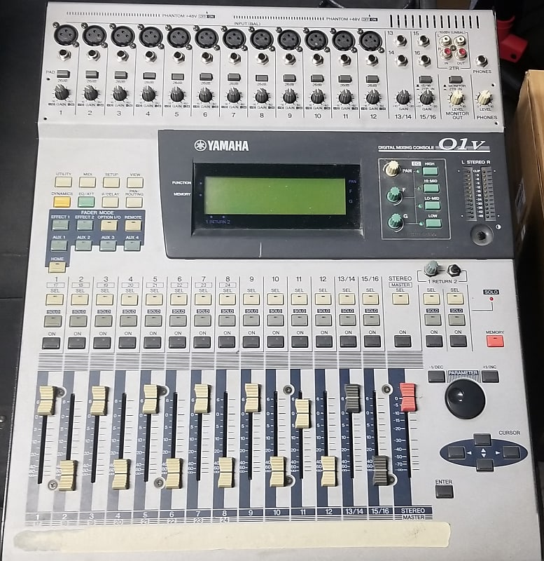 Yamaha Digital Mixing Board O1v with Full Manual Reverb