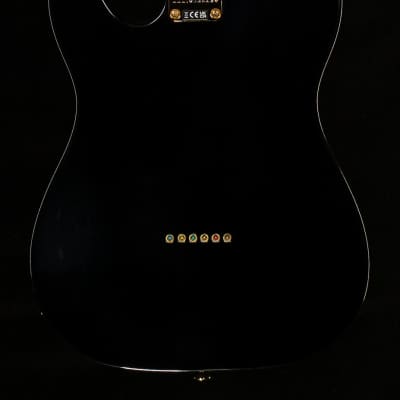 Squier 40th Anniversary Telecaster, Gold Edition, Laurel Fingerboard, Gold Anodized Pickguard, Black (065) image 4