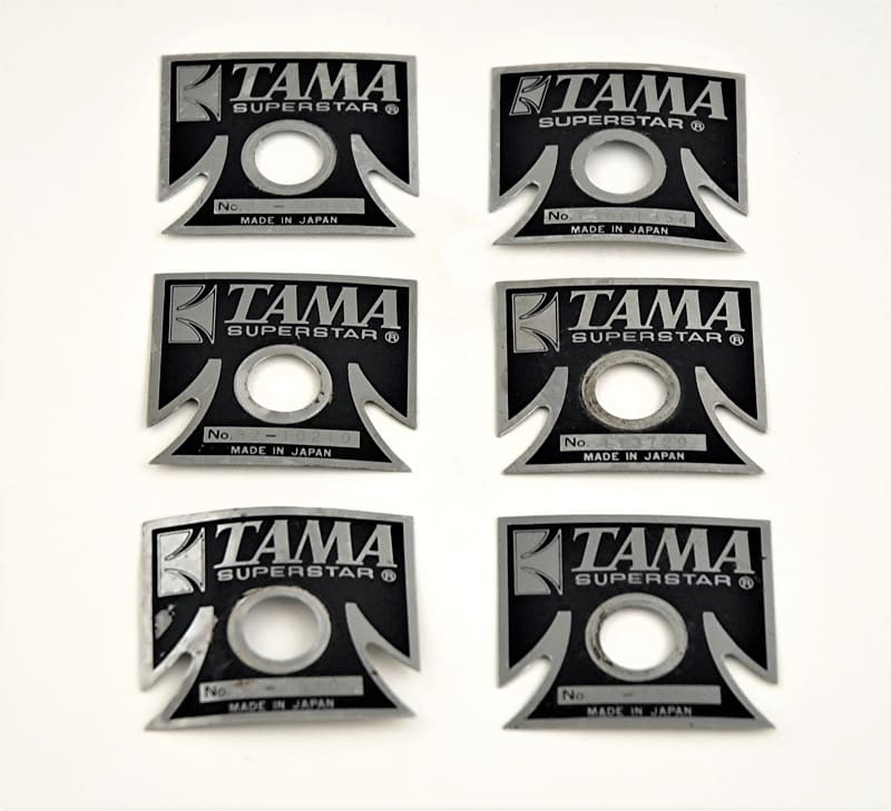 VINTAGE 1980's TAMA SUPERSTAR DRUM BADGES 35. each Reverb
