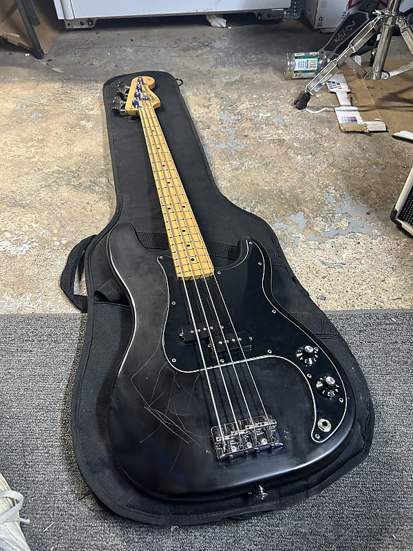 Fender Usa California Series P Bass 1997 1998 Black Reverb