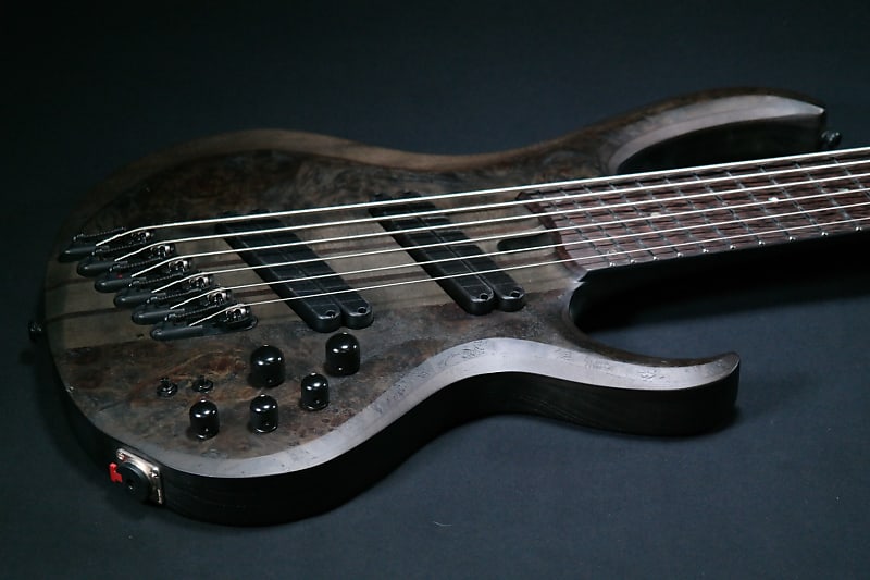 Ibanez BTB806MSTGF BTB Bass Workshop 6str Electric Bass w/Case Multi scale  - Transparent Gray Flat 170