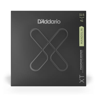 D'Addario XTM11541 XT Series Mandolin Strings, Phosphor Bronze, 11.5-41 image 2