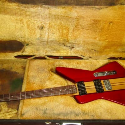 1982 Harmony Marquis Explorer Red and Natural w/ Original Hard Case image 7