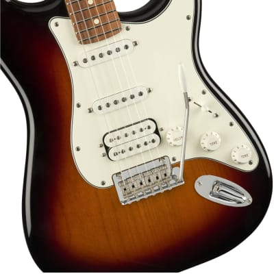 Fender Player Stratocaster HSS Electric Guitar Pau Ferro FB, 3-Color Sunburst image 5