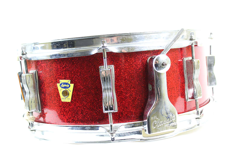 Ludwig No. 900 Super Classic 5.5x14" 8-Lug Snare Drum with P-87 Strainer 1958 - 1960 image 4