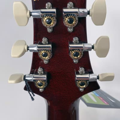 PRS Core Hollowbody II Piezo in Fire Red Wrap Burst w/Case image 9