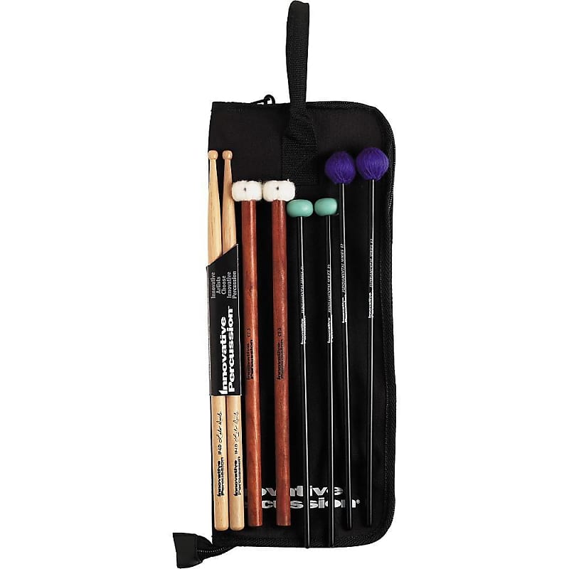 Innovative Percussion FP-2 Intermediate Pack (F2, F9, GT3, IPLD, SB3) with Stick Back image 1