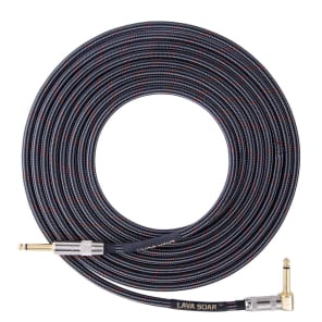 Lava Cable Soar 1/4" Instrument Cable 10' Angle-Straight