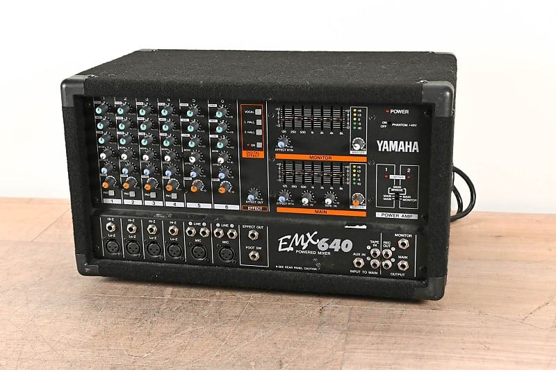 Yamaha EMX640 6Channel Powered Mixer CG01AYW Reverb