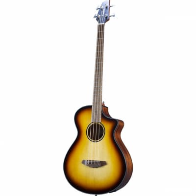 Breedlove ECO Discovery S Concert Edgeburst Bass CE - Sitka Spruce / African Mahogany image 1