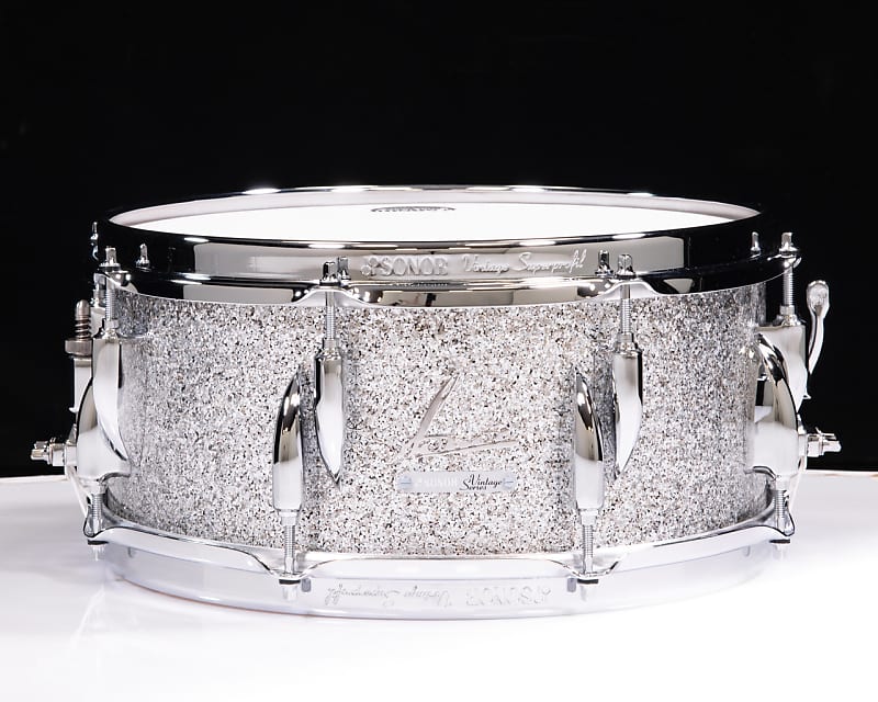 Sonor Vintage Series 13x6 Snare Drum - Vintage Silver Glitter | Reverb