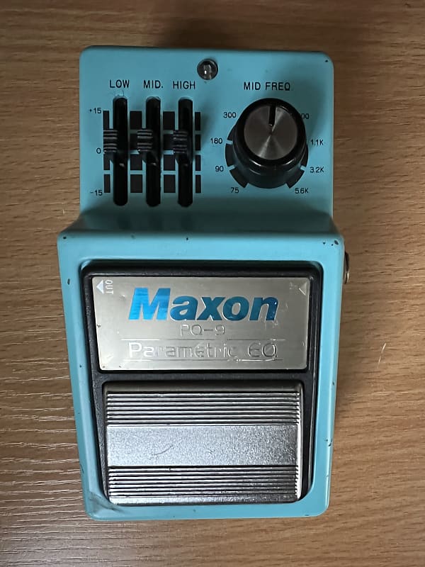 Maxon PQ-9 Parametric EQ Pedal. Made in Japan | Reverb