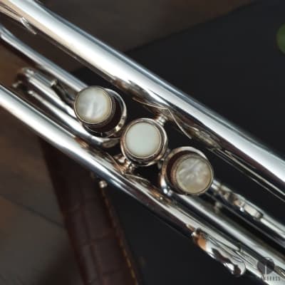 70's Bach Stradivarius 43 Corporation case mouthpiece | Gamonbrass trumpet image 11