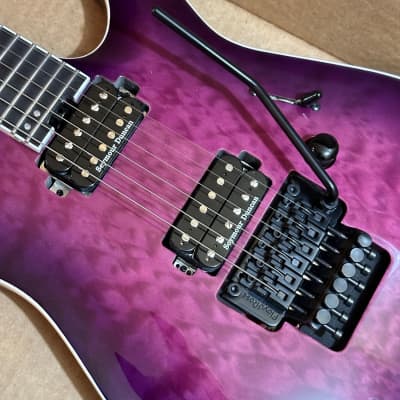Jackson Pro Plus Series Dinky DKAQ Purple Electric Guitar image 7