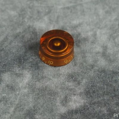NEW AMBER VOLUME OR TONE CONTROL SPEED KNOB GUITAR PART FITS KOREAN MADE PRS SE for sale