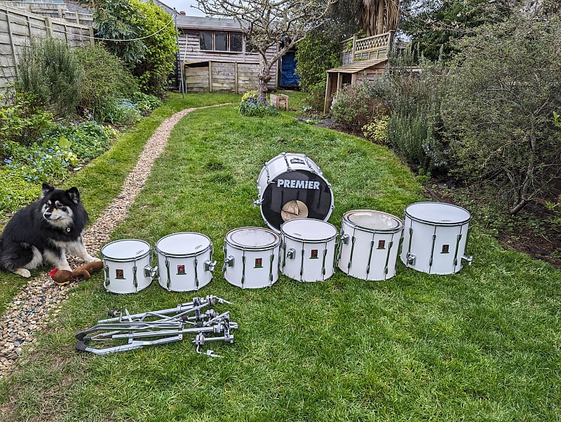 Vintage Premier Resonator 7 Piece Acoustic Drum Kit Reverb UK